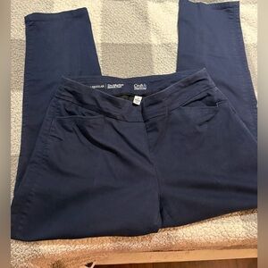 Croft & Barrow Women's Dark Blue Straight Leg Pants